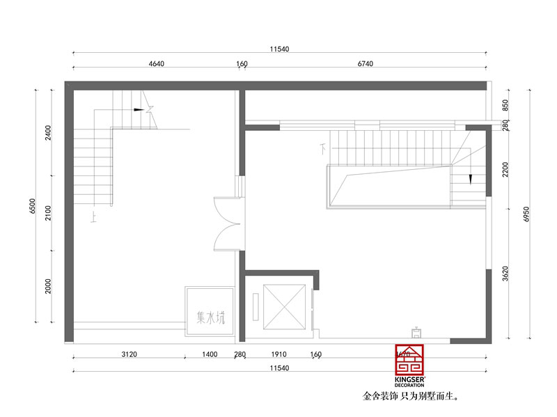 綠城桃花源300平米戶(hù)型負一原始平面圖