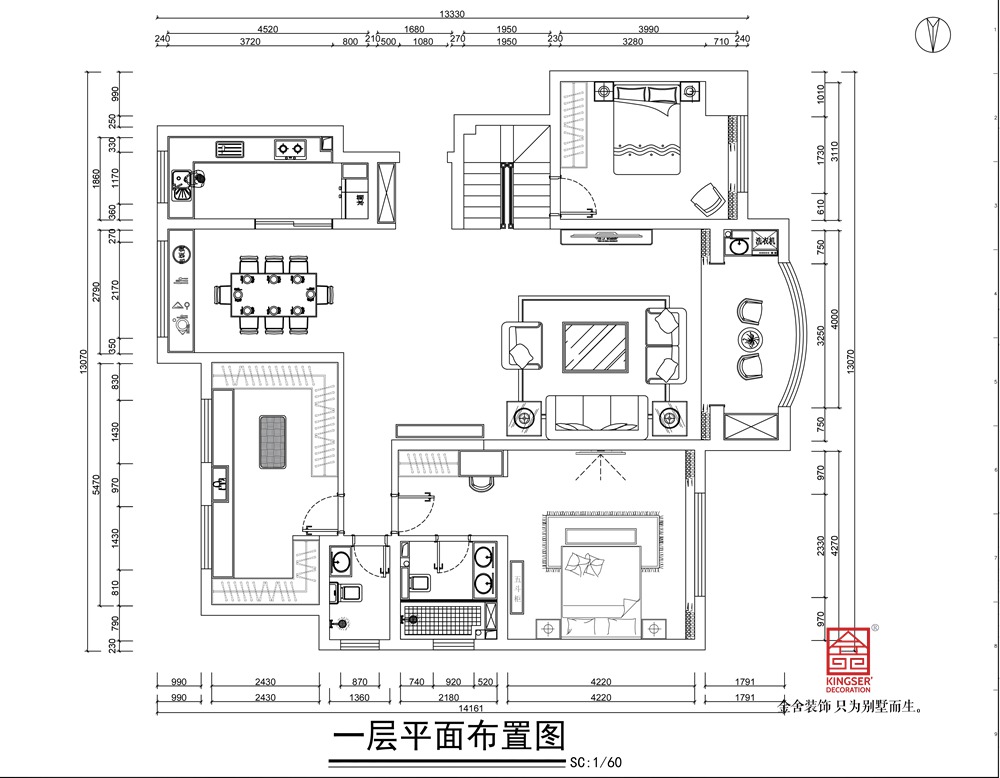 國賓壹號287平新中式風(fēng)格裝修戶(hù)型解析